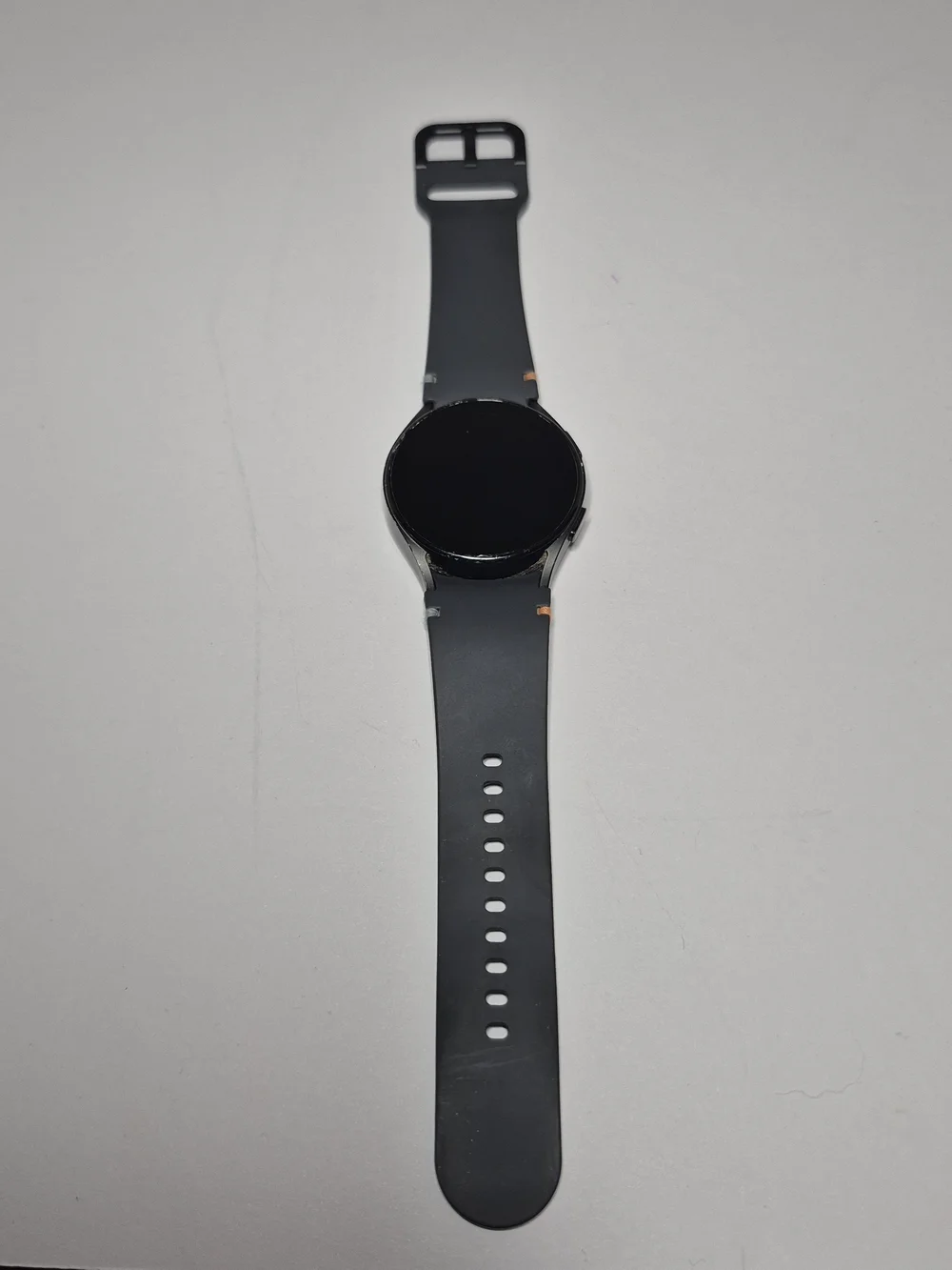 Black Samsung FE Smartwatch with Silicone Band
